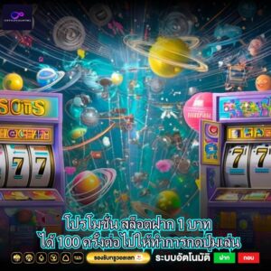 โปรโมชั่น สล็อตฝาก 1 บาท ได้ 100 ครั้งต่อไปให้ทำการกดปุ่มเล่น